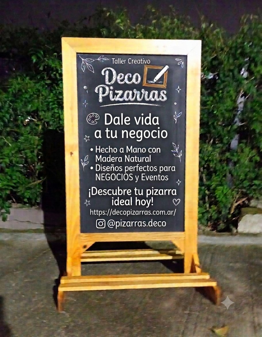 Deco Pizarras - Dale vida a tu negocio